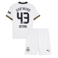 Camiseta Borussia Dortmund Jamie Bynoe-Gittens #43 Tercera Equipación para niños 2024-25 manga corta (+ pantalones cortos)